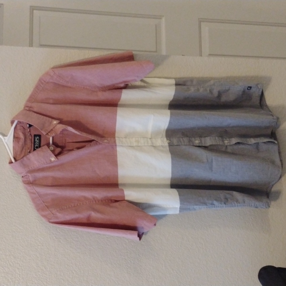CHAPS, Men's Large, Red, White & Navy